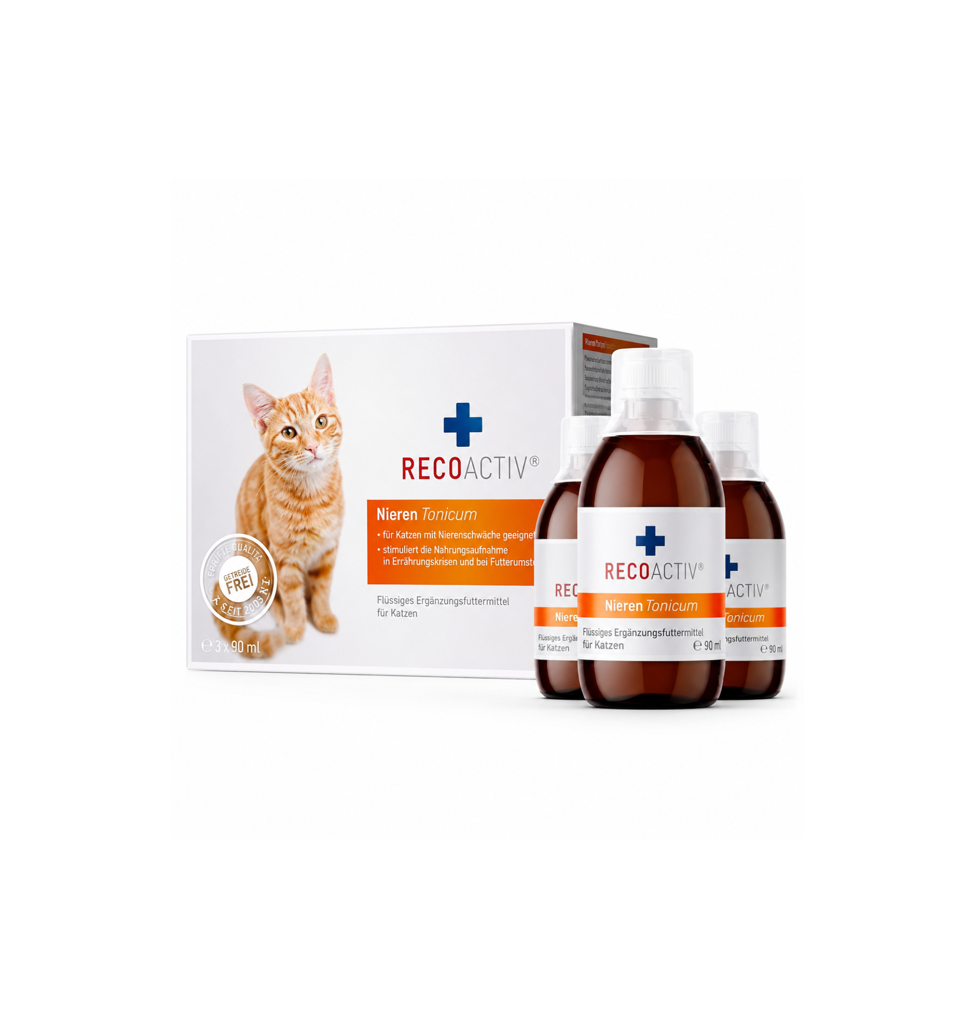 تونیک تقویت کلیه گربه ریکو اکتیو (RECOACTIV Nieren Tonicum) 280 میلی‌لیتر