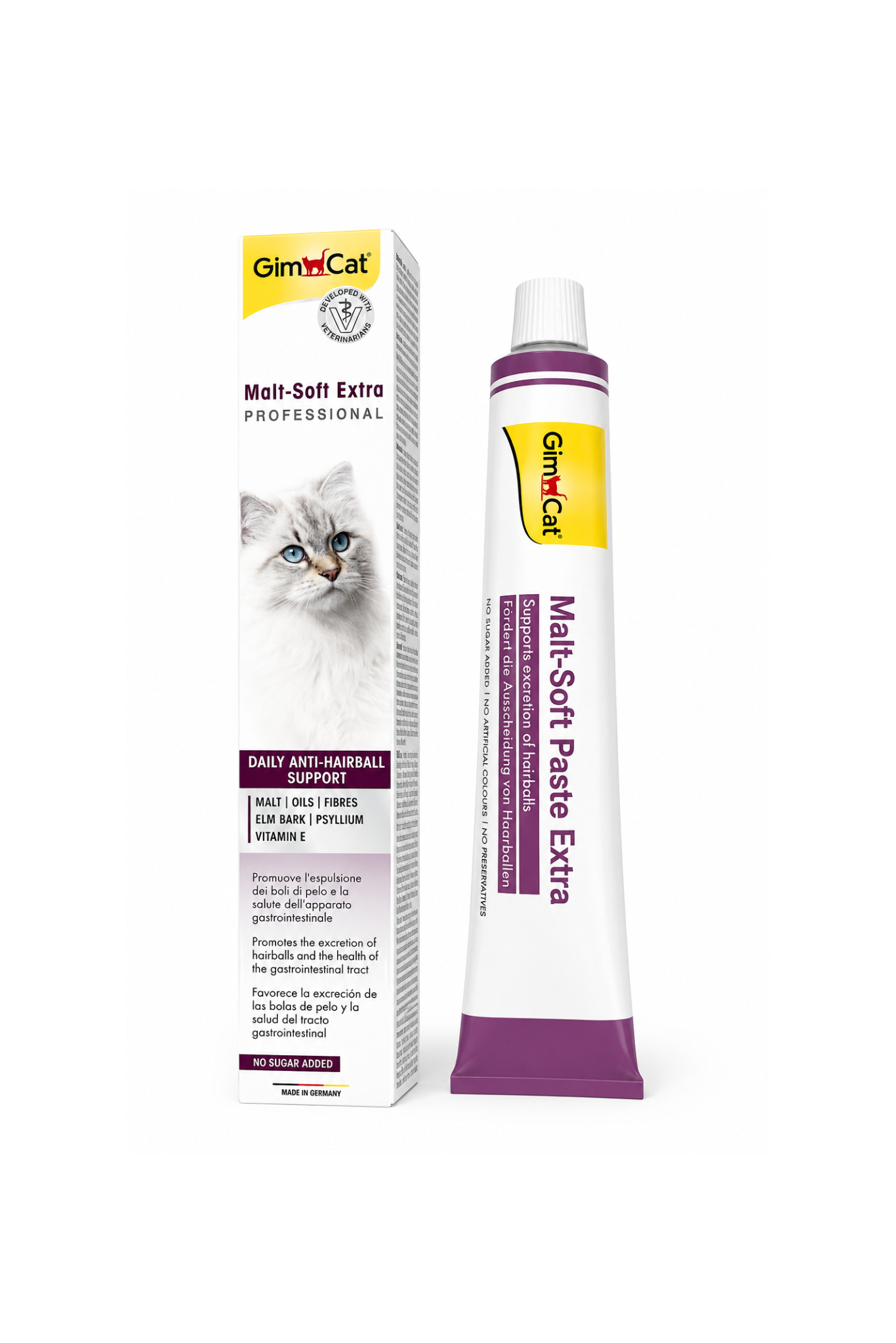 خمیر مالت گربه جیم کت مدل Malt Soft Extra وزن 100 گرم